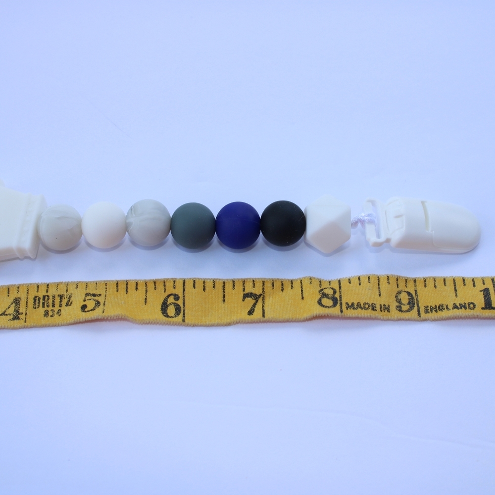 Baby Neutral Pacifier Clip & Teether set - Picture 4 of 5